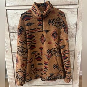 Brand new, never worn 
Aztec Fleece Pullover